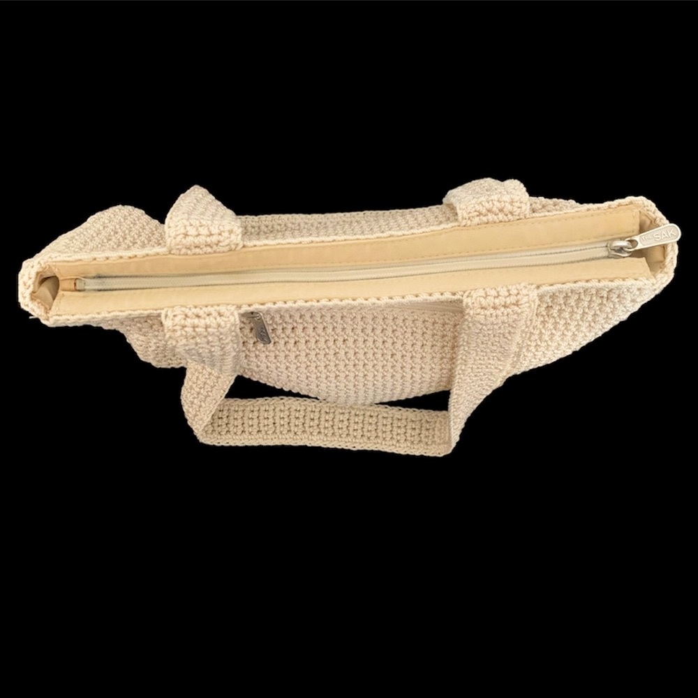 The Sak Cream Crochet Shoulder Bag - Picture 3 of 8
